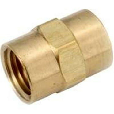 Anderson Metals 756110-0806 1/2-Inch by 3/8-Inch Low Lead Hex Pipe Bushing Brass 